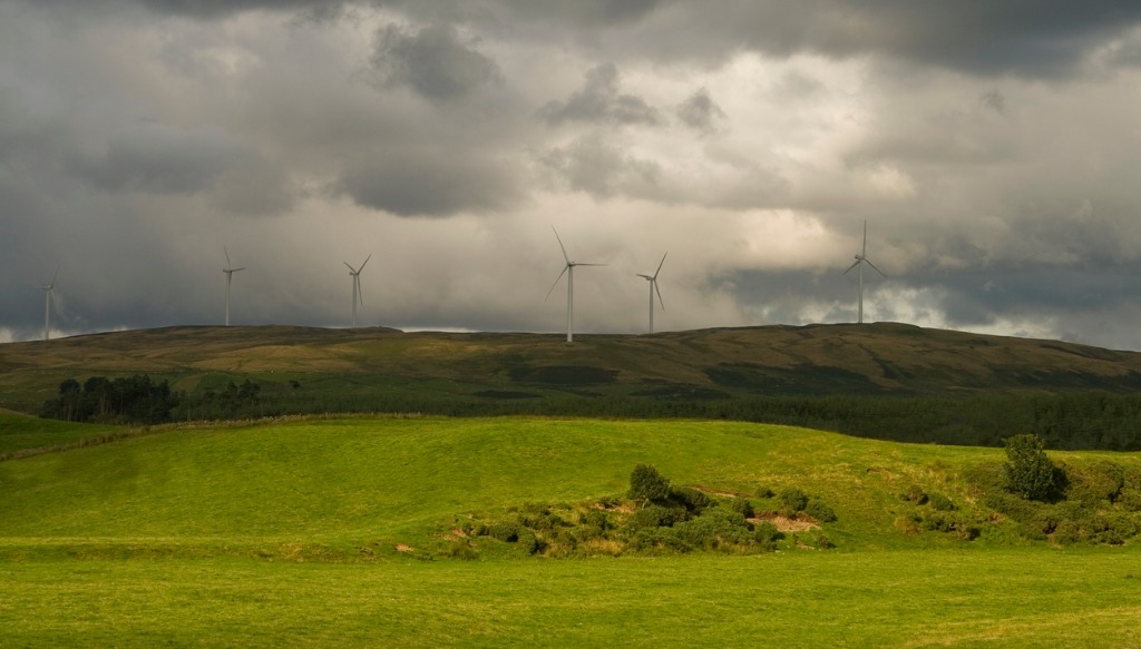 wind farm in Scotland