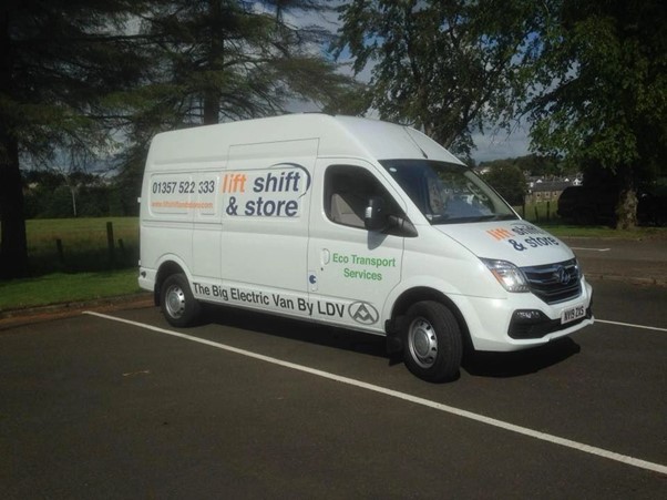 Lift Shift and Store electric van case study - Energy Saving Trust