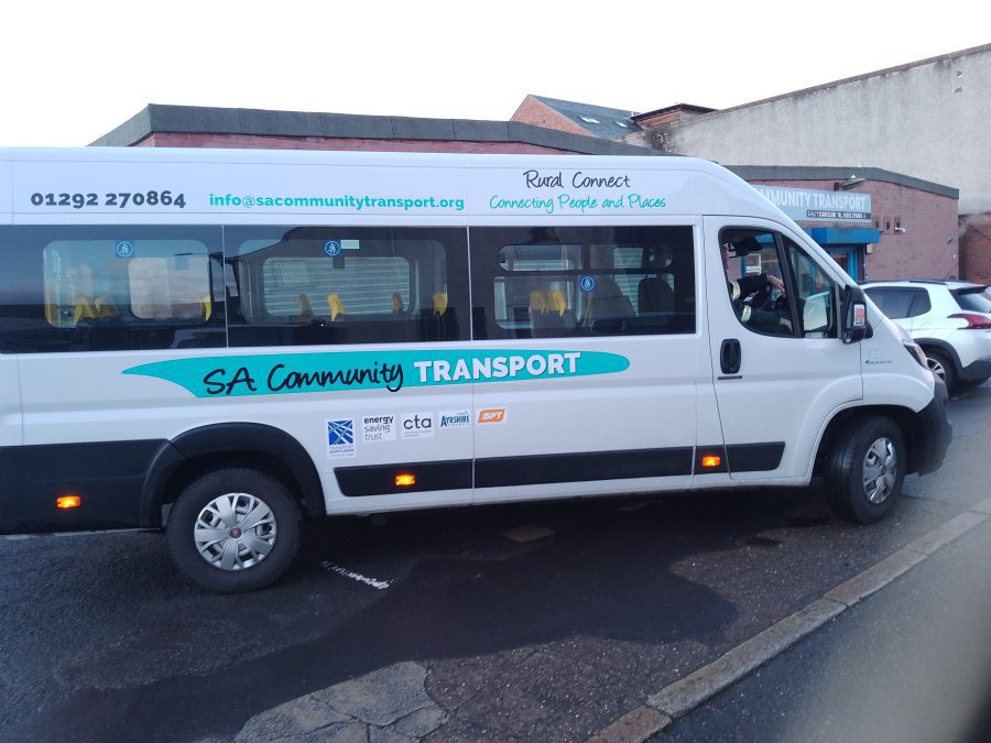 South Ayrshire Community Transport electric bus